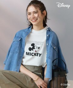 23区 【SLOW/一部店舗限定】Mickeyデザイン Tシャツ