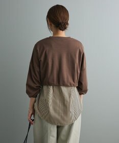 CRAFT STANDARD BOUTIQUE ポンチ＋布帛セットチュニック