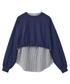 CRAFT STANDARD BOUTIQUE ポンチ＋布帛セットチュニック