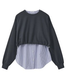 CRAFT STANDARD BOUTIQUE ポンチ＋布帛セットチュニック