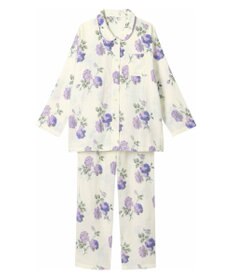 Wing パジャマ 長袖 長ズボン 綿100%(本体) 二重ガーゼ レディース EP5073 ウイング／ワコール