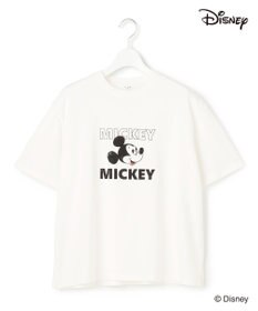 23区 【SLOW/一部店舗限定】Mickeyデザイン Tシャツ