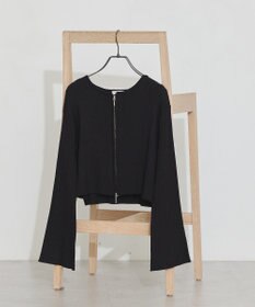 earth music&ecology ダブルジップニットカーディガン