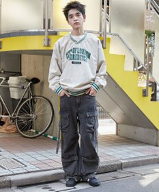 WEGO ナイロンカレッジプルオーバー