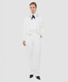 JOSEPH テイラードクレープ　トラウザーズ