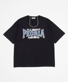 WEGO 【機能T】接触冷感アクセ付きグラフィックT