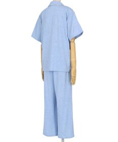 une nana cool MADE WITH LIBERTY FABRIC 綿混ビンテージ杢天竺 半袖パジャマ