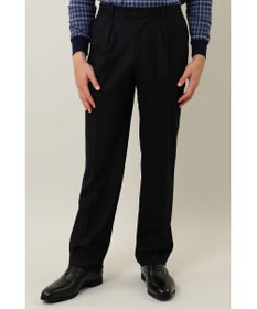 DAKS ウールストレッチフランネルパンツ