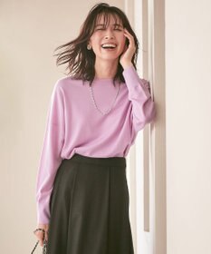 23区 【12色展開/新色追加】ウーステッドウール ビッグシルエット ニット