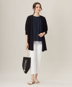 自由区 【洗える】シアーチュールプルオーバー カットソー