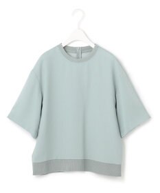 ICB 【新色追加・洗える】 FluidBackSatin Tブラウス