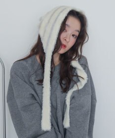 WEGO ボーダーニットバブーシュカ