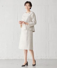 J.PRESS LADIES 【WEB限定】3way チャーム付き パール イヤカフ リング