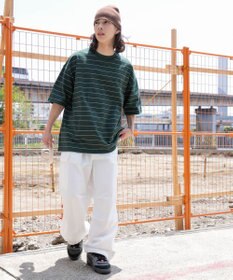 WEGO ワンポイントボーダーT