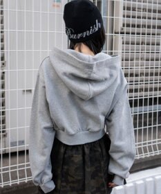 WEGO グラフィックショートZIPパーカー