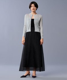 uncrave 【手洗い可】ラメ シアー ニット カーディガン（uncrave STANDARD）