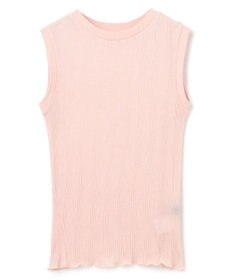 uncrave 【手洗い可】シアー ランダムリブ ノースリーブ カットソー（uncrave STANDARD）