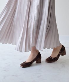 Bridget Birkin 【Bridget Birkin】トップラインビジューオブリークパンプス