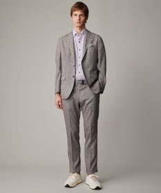 JOSEPH ABBOUD 清涼感【弱撥水/イージーケア/軽量/ストレッチ】クールピケ ジャケット