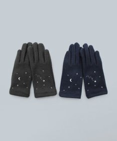 ORuKuBET 夜空刺繍ジャージグローブ(KIDS)【タッチパネル対応】
