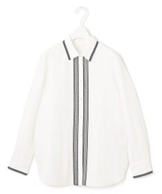 ICB 【日本製】 コットンリネンタンブラー ブラウス