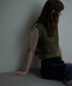 TRICOTE バンピーニット切り替えベスト