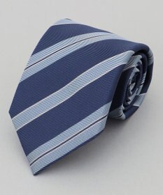 GOTAIRIKU 【日本製】西陣ネクタイ_ネイビー×サックス系