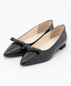 組曲 【晴雨兼用】ポインテッドリボンパンプス