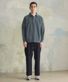 J.PRESS YORK STREET 【UNISEX】ラガータイプラグラン 裏毛トレーナー