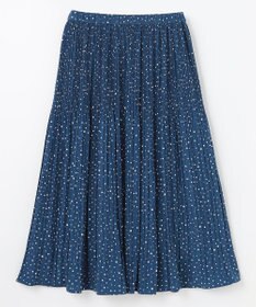 ANY 【2SET】ミニロゴトップス×ドットプリーツスカート セット