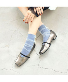 MODE ET JACOMO <MODE ET JACOMO>スクエアトゥメリージェーンパンプス