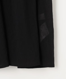 ANY SIS 【洗える】シアーヴィンテージライクラッフル ブラウス