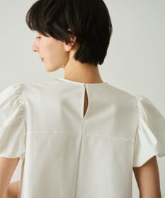 #Newans 【洗える】Aラインパフスリーブカットソー