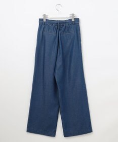 Feroux ベルト付き テンセルデニム ワイドパンツ