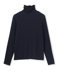 UNFILO 【暖かさ＆着心地の良さで大ヒット/新色追加】コットンカシミヤ タートルネックカットソー