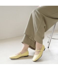 Pointer 日本製 本革ストラップ付きパンプス