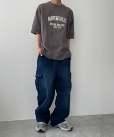 WEGO 【綿100%/MLサイズ展開】DISCUS　ルーズカレッ１００％