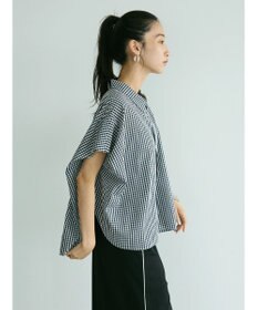 CRAFT STANDARD BOUTIQUE ステンサイドソリッドギンガムチェックブラウス