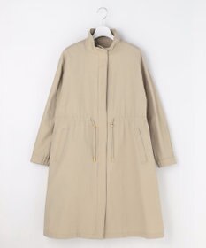 自由区 S コットンナイロンタッサースタンドカラー コート