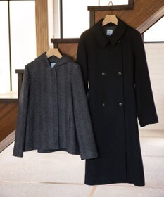 組曲 ライトビーバー トレンチライク ロングコート