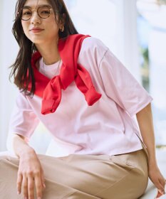 ANY 【Sサイズあり】オーガニックコットンスムース5分袖Tシャツ