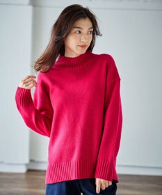 ANY 【6色展開】ラムウールハイネックニット