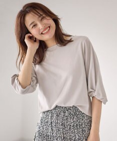 ANY 【WEB限定】シルケットスムース ツイストリーブプルオーバー