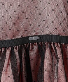 組曲 KIDS 【150-160㎝】チュールドット ドレス