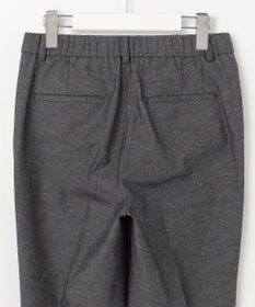 23区 【セットアップ対応/洗える】コットンリネン オックスストレッチ テーパード パンツ