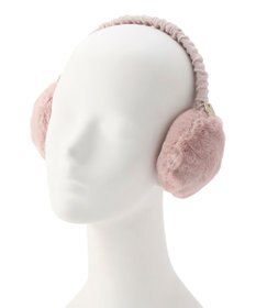 MOONBAT PAUL & JOE ACCESSOIRES ネコプレート付フェイクファーイヤマフ（くしゅくしゅアーム）