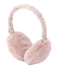 MOONBAT PAUL & JOE ACCESSOIRES ネコプレート付フェイクファーイヤマフ（くしゅくしゅアーム）