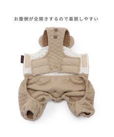 PET PARADISE ペットパラダイス くまちゃん キルト オーバーオール 小型犬