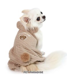 PET PARADISE ペットパラダイス くまちゃん キルト オーバーオール 小型犬