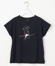 ANY SIS 【JIJI × any SiS】イラストフレンチスリーブ Tシャツ